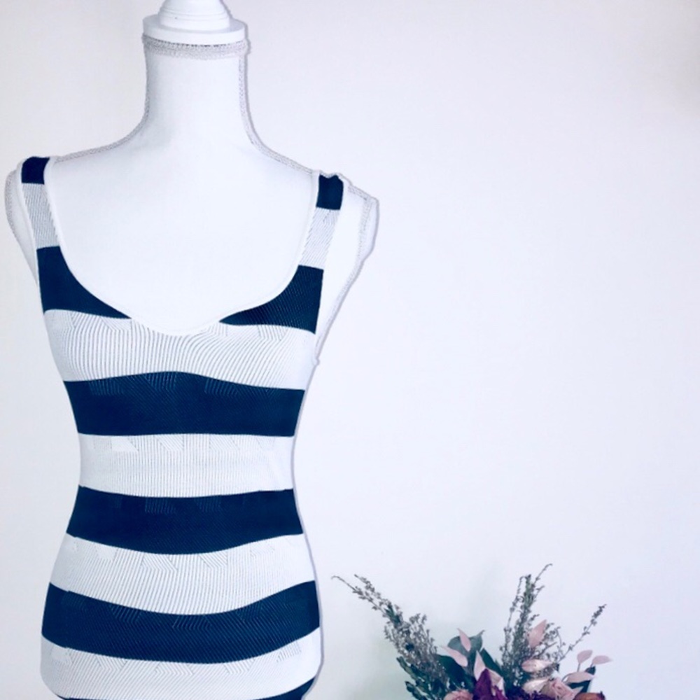 Bebe striped dress